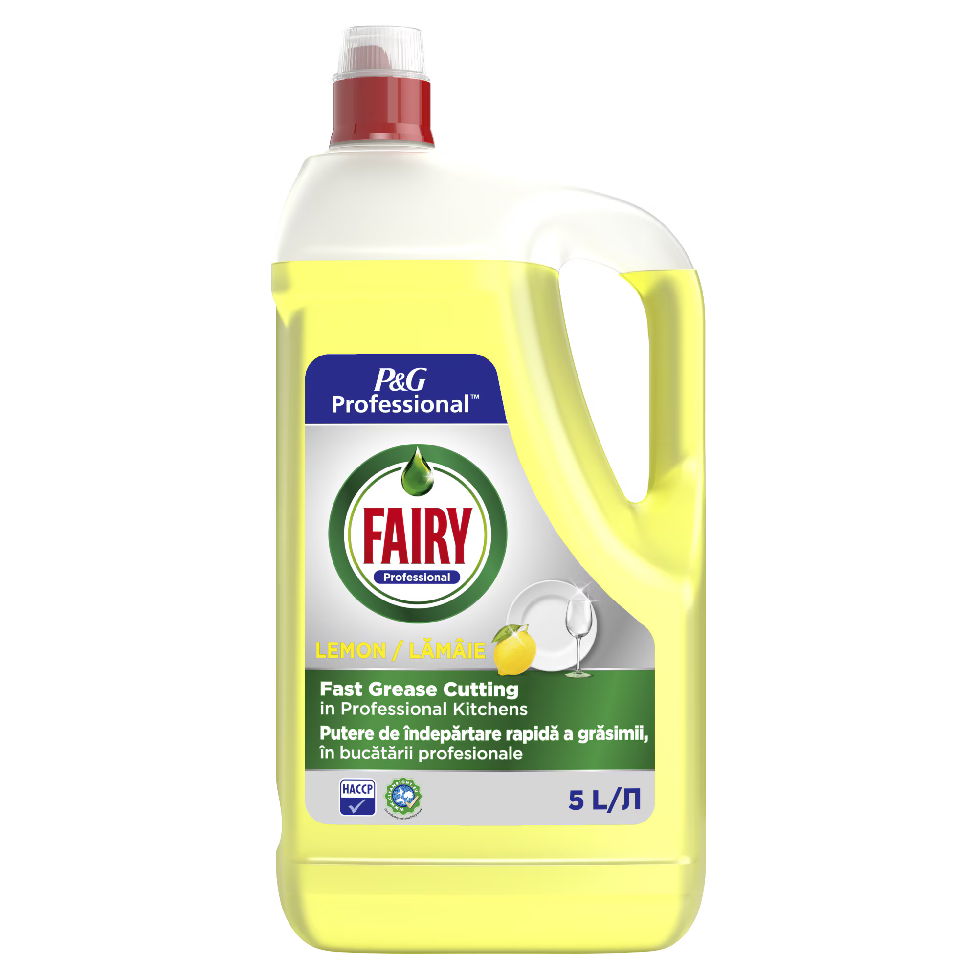 Detergent vase Fairy Professional Expert Lemon, 5L